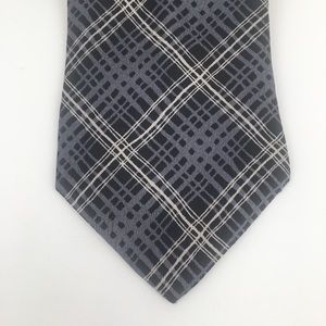 Cacharel 100% silk gray square neck tie